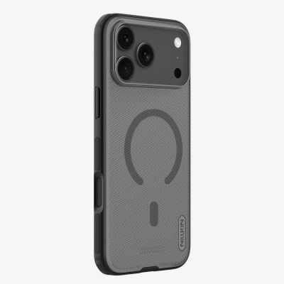 5. Nillkin Super Frosted Shield Pro Magnetic Case Compatible with MagSafe for iPhone 17 Pro Max - Translucent Black