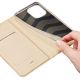 8. Dux Ducis Skin Pro Case For Xiaomi Redmi 11A / Poco C55 / Redmi 12C Cover Flip Card Wallet Stand Gold