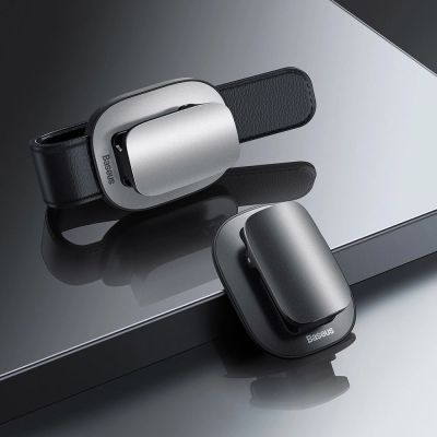 6. Baseus Car Holder Glasses Clip Silver (ACYJN-B0S)