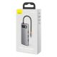 5. Baseus Metal Gleam Series 5-in-1 Multifunctional HUB USB Type C - USB Type C Power Delivery 100 W / HDMI 4K 30 Hz / 3x USB 3.2 Gen 1 (CAHUB-CX0G)