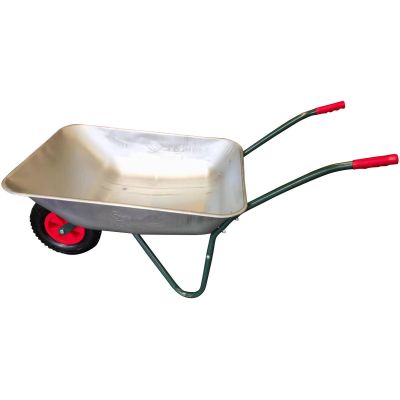 4. GALVANIZED GARDEN WHEELBAR 80KG 60L