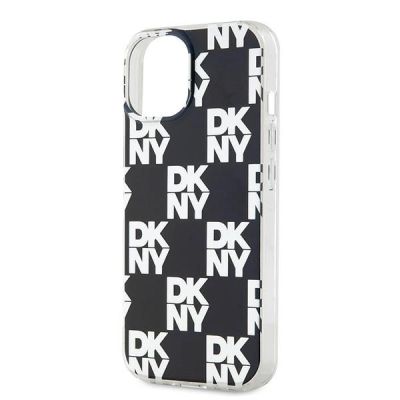 6. DKNY IML Checkered Mono Pattern case for iPhone 15 / 14 / 13 - black