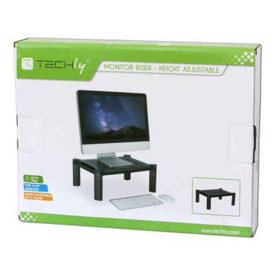 2. TECHLY TABLE MONITOR STAND WITH ADJUSTABLE HEIGHT