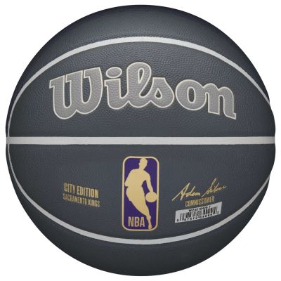2. Wilson NBA Team City Collector Sacramento Kings Ball WZ4016426ID Gray 7