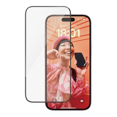 8. PanzerGlass Bundle 3in1 set transparent case + foil + camera cover for iPhone 15 Plus