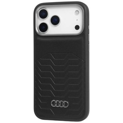 3. Audi GT Synthetic Leather MagSafe case for iPhone 17 Pro - black