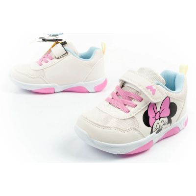 8. Leomil children's sports shoes sneakers Minnie Mouse with Velcro LED