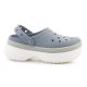 6. CROCS CLASSIC FROSTED STACKED CLOG CONCRETE 212567-0Z3