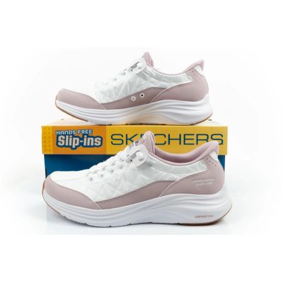 10. Skechers Contour Foam Women's Sports Shoes White SLIP-INS Comfortable