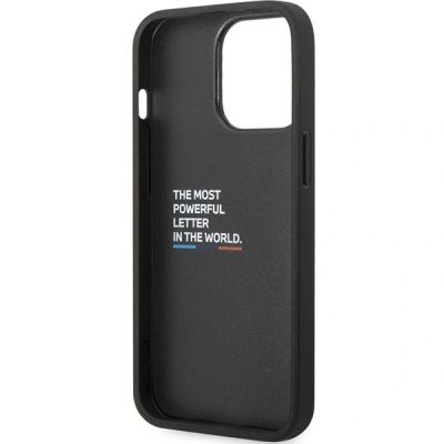7. BMW Leather Carbon Case for iPhone 13 Pro Max - Black