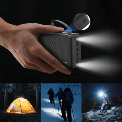 5. Dudao K11 Pro 20000mAh Powerbank with Built-in Cables - White