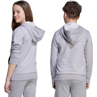 3. adidas Essentials Hoodie for kids gray JV9995