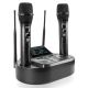 11. UMA VOCAL SET - Dual wireless set 2x handheld microphone + receiver with microphone charging station