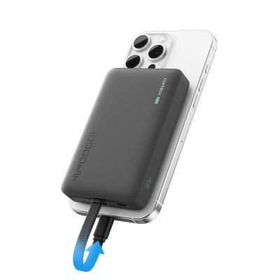2. Cuktech CP132ML 10000mAh MagSafe Compatible Power Bank - Black