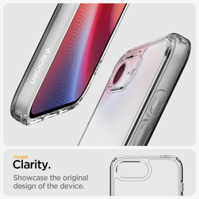 11. Spigen Ultra Hybrid Case for iPhone 16e / 17e - Transparent
