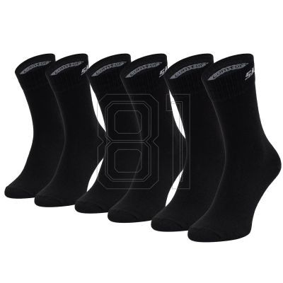 Skechers 3PPK Mesh Ventilation Socks SK41040-9999 Black 35-38