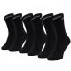 Skechers 3PPK Mesh Ventilation Socks SK41040-9999 Black 35-38