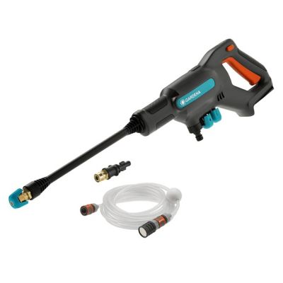 5. Gardena AquaClean 24/18V P4A Pressure Washer Compact Battery 250 l/h Black, Blue, Orange