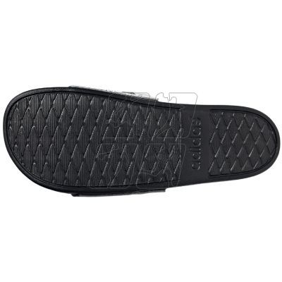 6. Adidas adilette Comfort Slides flip-flops black and white GZ5893