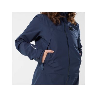5. MILLET W Mungo II GTX 2.5L JKT Women’s Jacket, Navy Blue