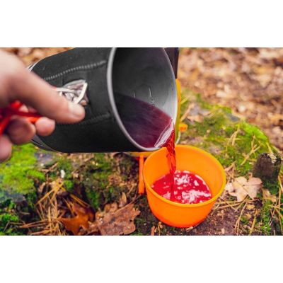 7. Camping stove pot + burner