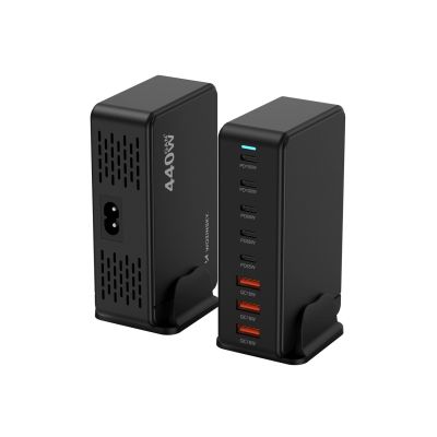 2. Wozinsky WSL-440 440W GaN QC3 Charging Station - Black