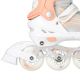 6. NILS Extreme NH18190 2in1 inline skates, white and pink, size S (29-33), with replaceable hockey blade