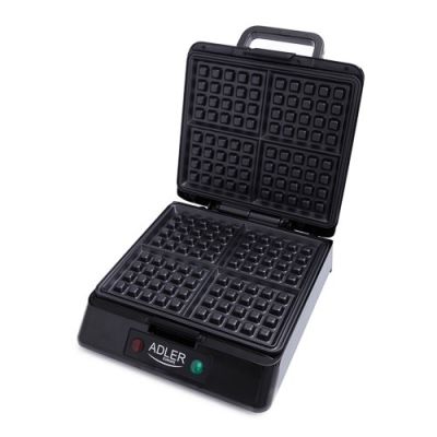 2. Adler AD 3036 waffle maker (1500W; silver)