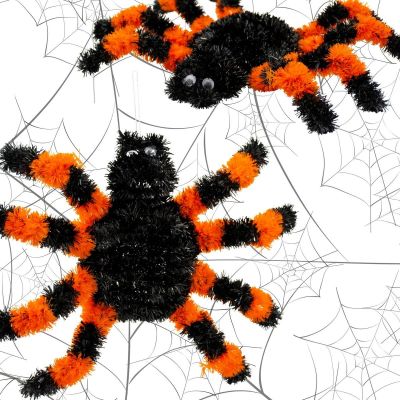 6. HALLOWEEN SPIDER DECORATIVE FIGURINE ORANGE