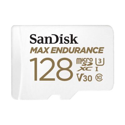 SANDISK MAX ENDURANCE microSDXC CARD 128GB with adapter