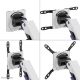 17. Neomounts DS70-256BL1 Monitor Holder/Stand 144.8 cm (57") Desk Black