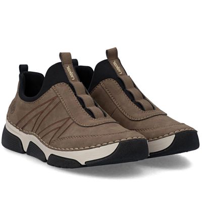 4. Women’s Comfortable Brown Slip-On Shoes Rieker 45975-24