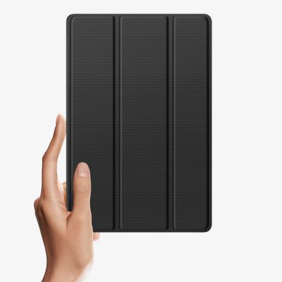 16. Dux Ducis Toby Armored Flip Smart Case for Oppo Pad with Stylus Holder Black
