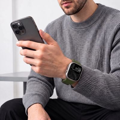 4. Tech-Protect Motion Strap for Apple Watch 44 / 45 / 46 / 49 mm - Green