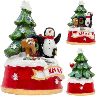 2. PLAYING PENGUIN CHRISTMAS DECORATION