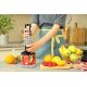 12. ELDOM MULTIFUNCTIONAL BLENDER BL250 VEXI 800W BLACK-SILVER METAL CHOPPING TIP, CONTAINER WITH CHOPPER KNIFE