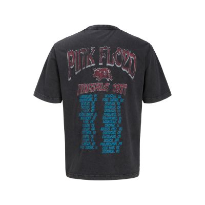 4. Jack&Jones t-shirt Pink Floyd TEE SS CN STYD 12290792 BLACK