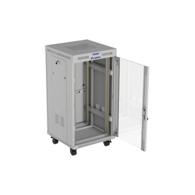 5. LANBERG FLOOR RACK CABINET 19" 22U 600X600 GRAY