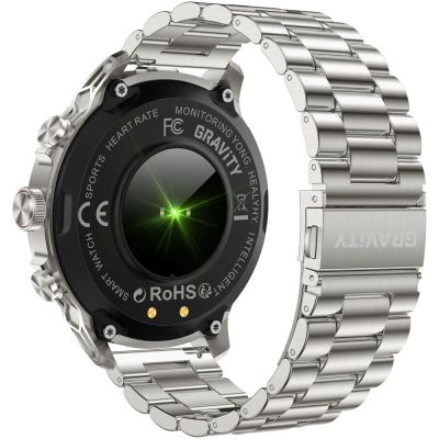 12. Smartwatch Gravity Silver Strap + Bracelet GT41-3