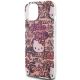 6. Hello Kitty IML Tags Graffiti case for iPhone 15 - pink