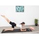 2. YOGA AND FITNESS MAT TPE ANTI-SLIP BLACK AND GREY ENERO FIT