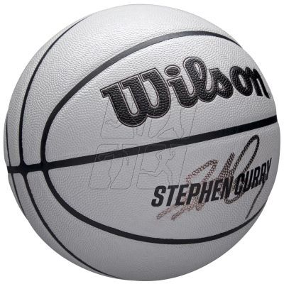 2. Wilson NBA Player Icon Uv Bskt Curry Basketball Ball WZ4030601XB