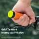 3. Rockbros 40720007004 bicycle grips with reflector - orange