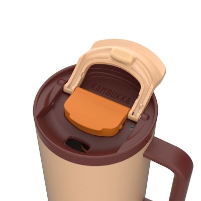 26. Kambukka Rio Tumbler 950 ml Thermal Tumbler with Straw, Almond Dream