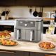 31. Ninja DZ400EU Deep Fryer Double 9.5L Autonomous 2470W Hot Air Fryer Gray
