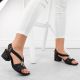 5. Comfortable Rieker W RKR679 black sandals