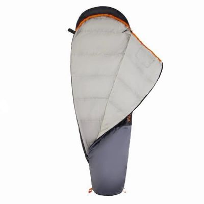 4. NILS CAMP NC1705 ULTRA LIGHT SLEEPING BAG GREY-ORANGE