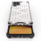 10. Honeycomb Case armor cover with TPU Bumper for Samsung Galaxy A22 4G transparent