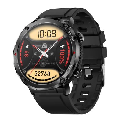 3. Gravity GT21-6 Smartwatch + Red Silicone Strap