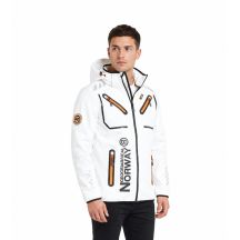Men’s Softshell Jacket Geographical Norway RAINBOW MEN WHITE QUES 056 SIZE XL (WU1270H/GN-WHITE)